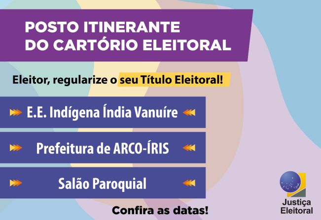 ATENÇÃO! Eleitor, regularize o seu Título Eleitoral!