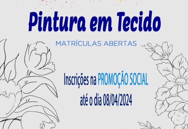 CURSO DE PINTURA EM TECIDO